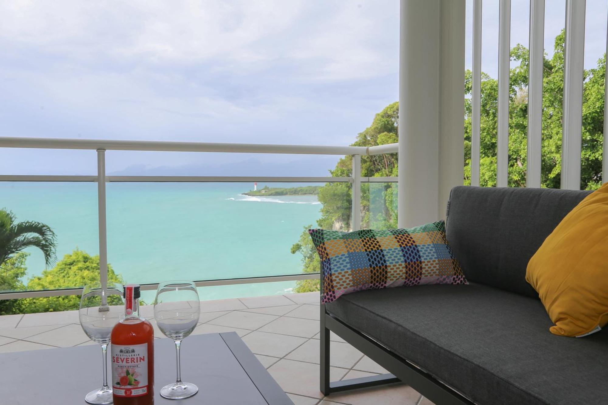 La Vue Du Phare - Appartement Neuf Avec Vue Imprenable Et Acces Crique Le Gosier  Kültér fotó