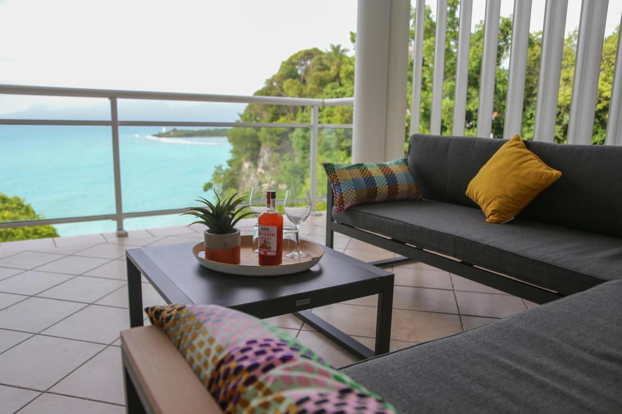 La Vue Du Phare - Appartement Neuf Avec Vue Imprenable Et Acces Crique Le Gosier  Kültér fotó